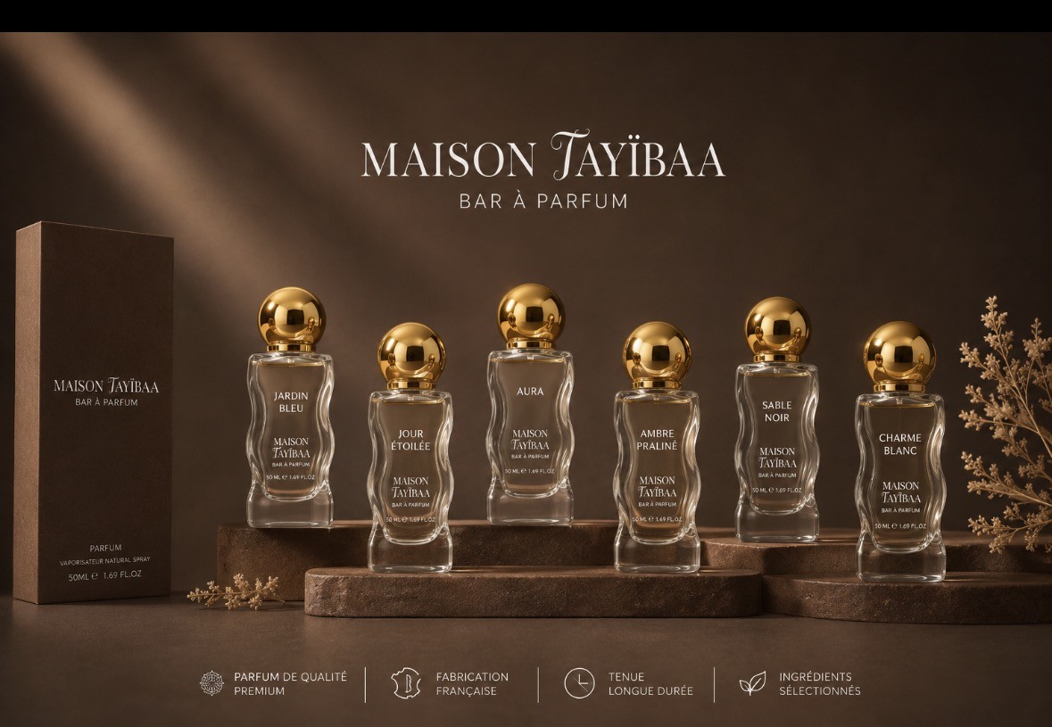 Les six parfums signature Maison Tayïbaa